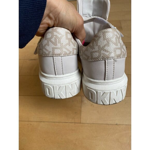 DKNY "Marzi" Platform Sneaker Women's Sz 6m Triple-Strap Sand. - Picture 8 of 8